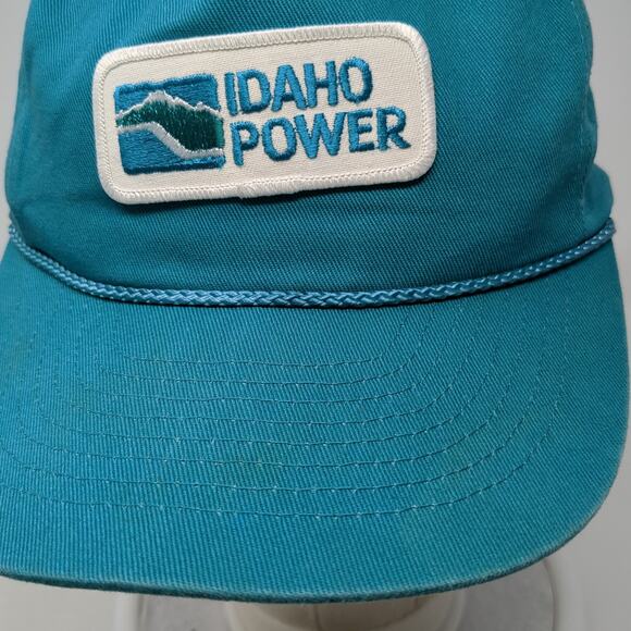 Idaho Power Snapback 5 Panel Cap Blue One Size Adjustable Embroidered Mohr's - Picture 5 of 11